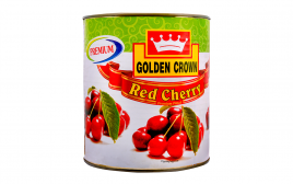 Golden Crown Red Cherry Premium Pitted  Tin  3100 grams